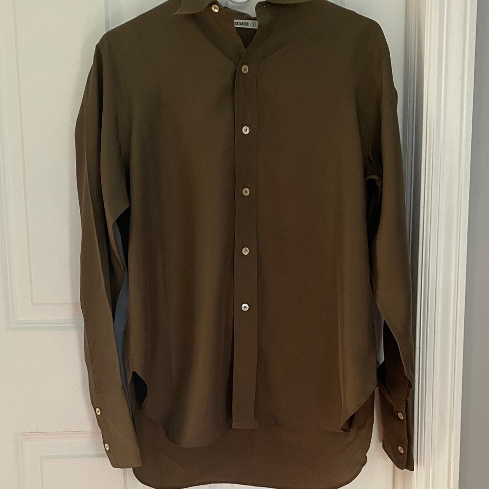 Buck Mason women’s silk shirt